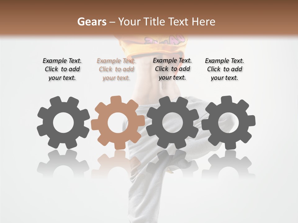 Stretching Exercise Gymnastic PowerPoint Template