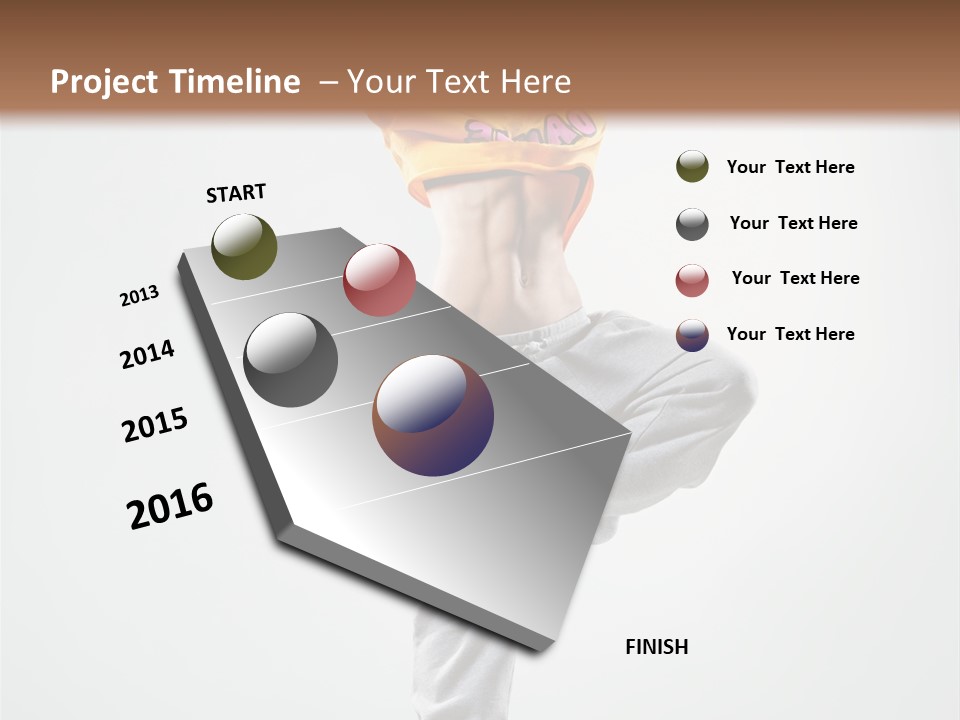 Stretching Exercise Gymnastic PowerPoint Template