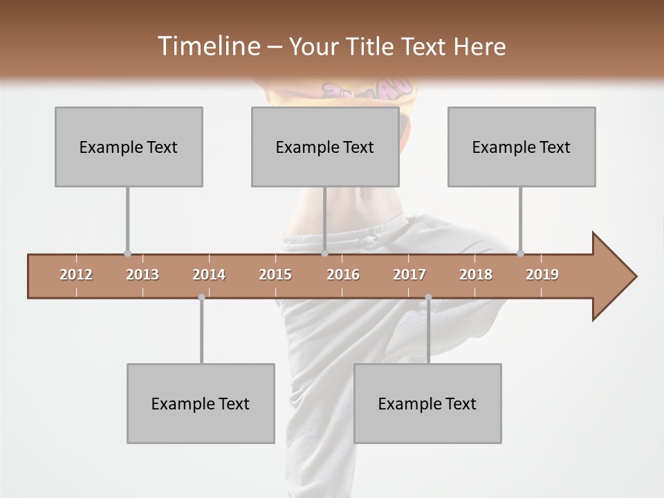 Stretching Exercise Gymnastic PowerPoint Template