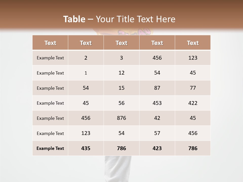 Stretching Exercise Gymnastic PowerPoint Template