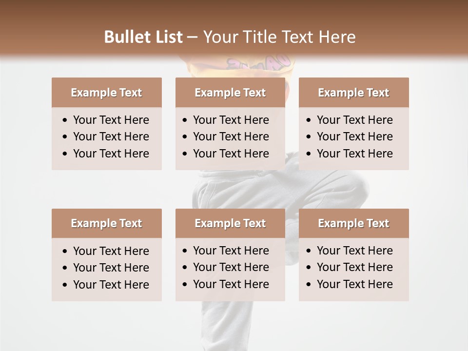 Stretching Exercise Gymnastic PowerPoint Template