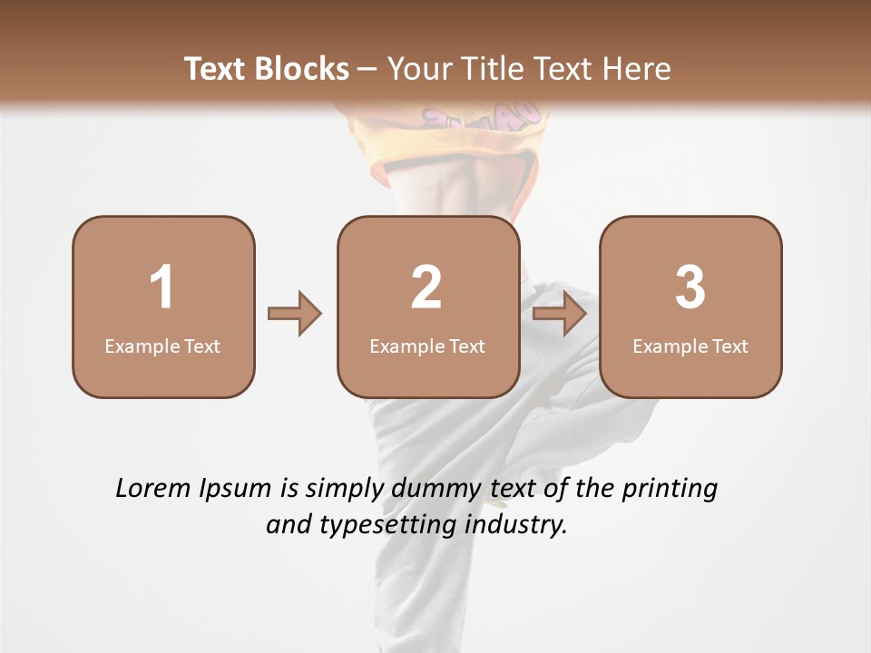 Stretching Exercise Gymnastic PowerPoint Template