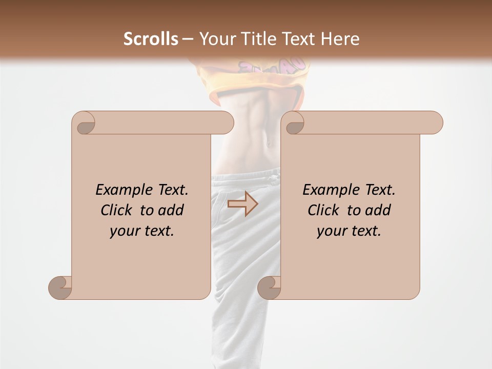 Stretching Exercise Gymnastic PowerPoint Template