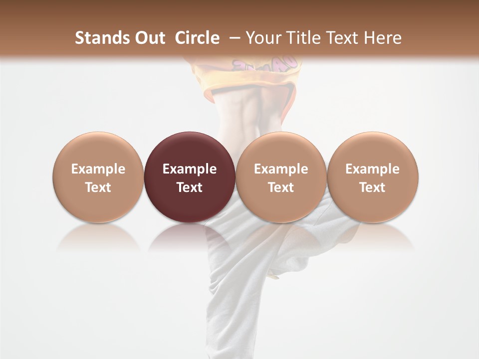 Stretching Exercise Gymnastic PowerPoint Template