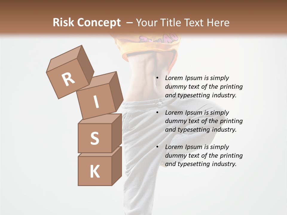 Stretching Exercise Gymnastic PowerPoint Template