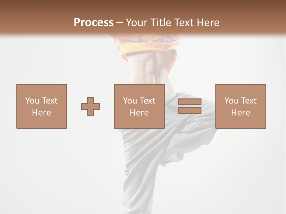 Stretching Exercise Gymnastic PowerPoint Template