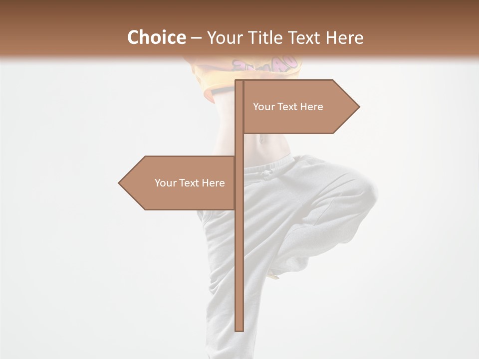 Stretching Exercise Gymnastic PowerPoint Template