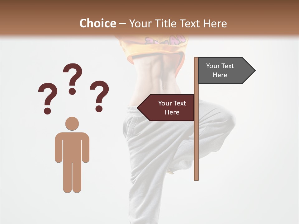 Stretching Exercise Gymnastic PowerPoint Template