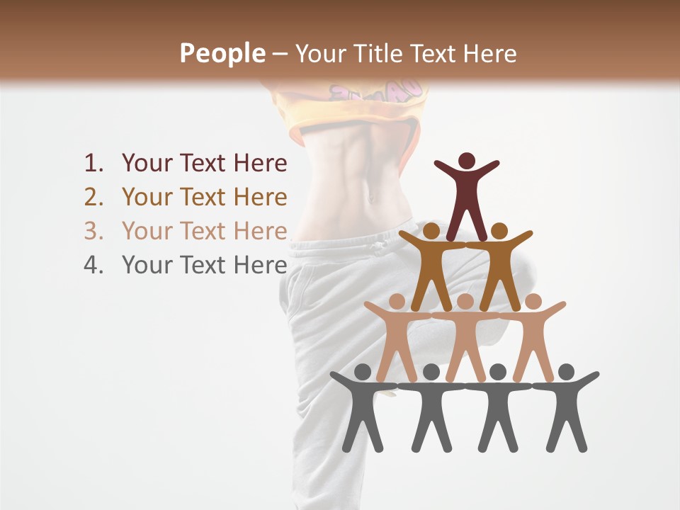 Stretching Exercise Gymnastic PowerPoint Template