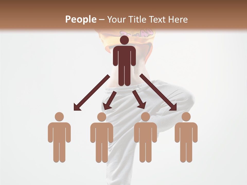 Stretching Exercise Gymnastic PowerPoint Template