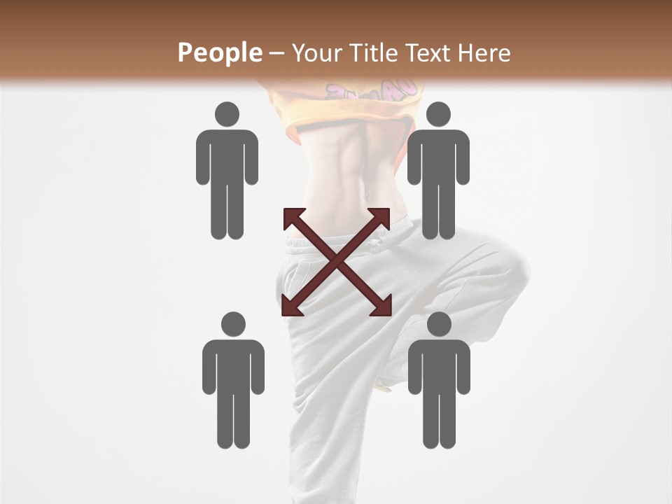 Stretching Exercise Gymnastic PowerPoint Template