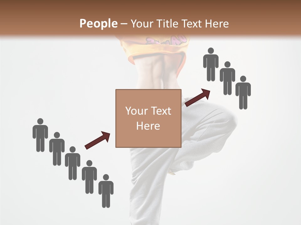 Stretching Exercise Gymnastic PowerPoint Template