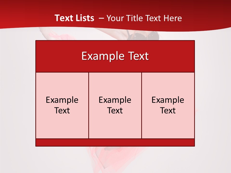 Woman Posing Ballerina PowerPoint Template