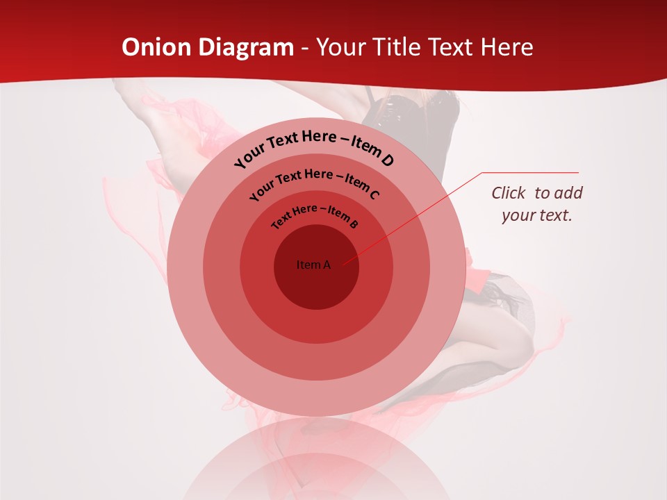 Woman Posing Ballerina PowerPoint Template