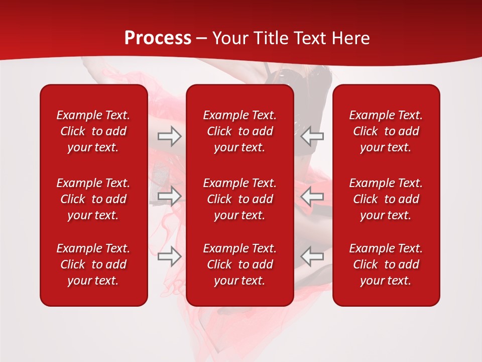 Woman Posing Ballerina PowerPoint Template