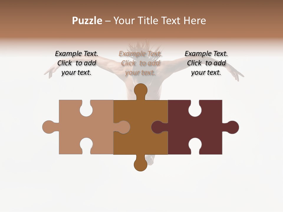 Posing Sport Dancer PowerPoint Template