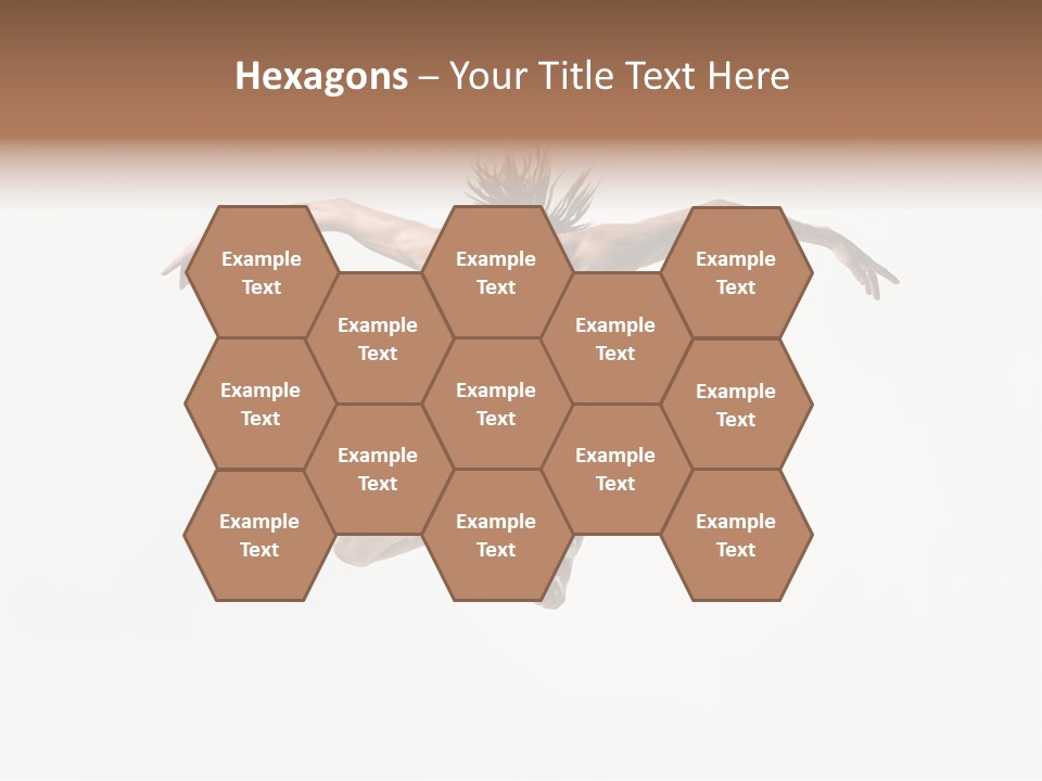 Posing Sport Dancer PowerPoint Template