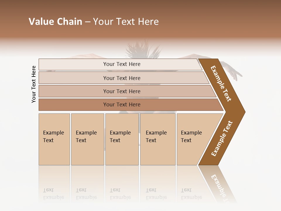 Posing Sport Dancer PowerPoint Template