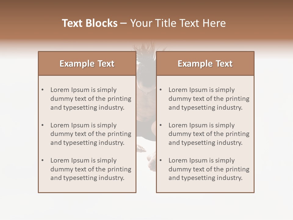 Posing Sport Dancer PowerPoint Template