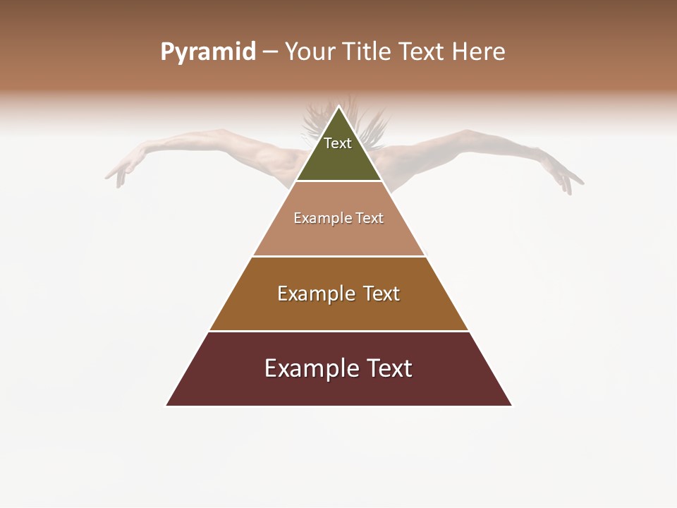 Posing Sport Dancer PowerPoint Template