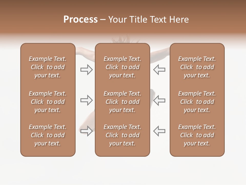 Posing Sport Dancer PowerPoint Template