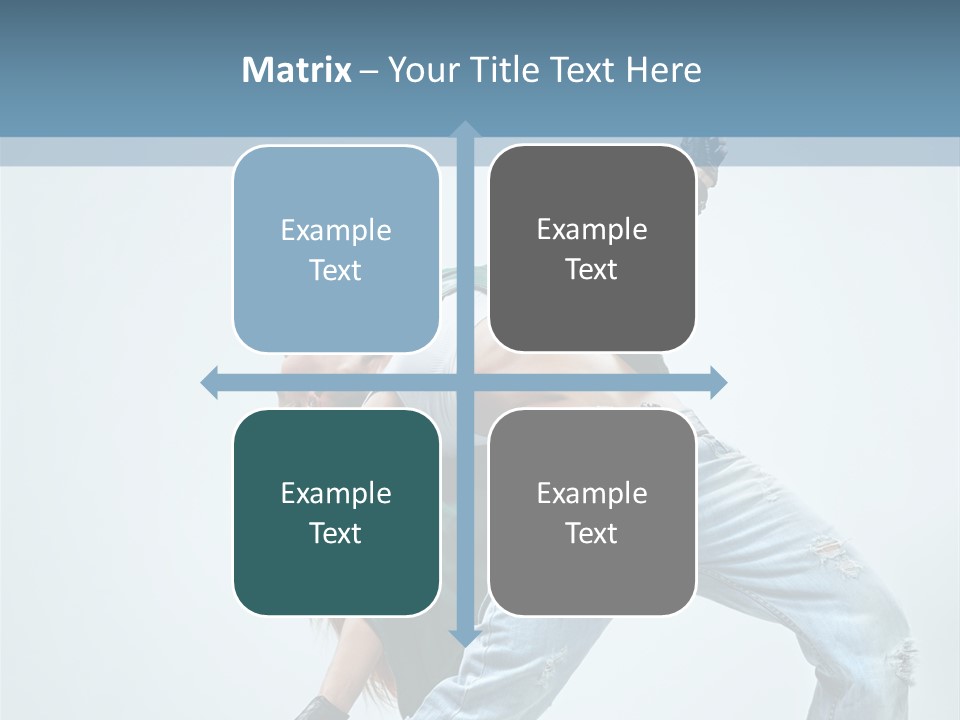 Pose Gymnastic Acrobat PowerPoint Template