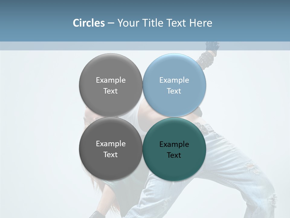 Pose Gymnastic Acrobat PowerPoint Template