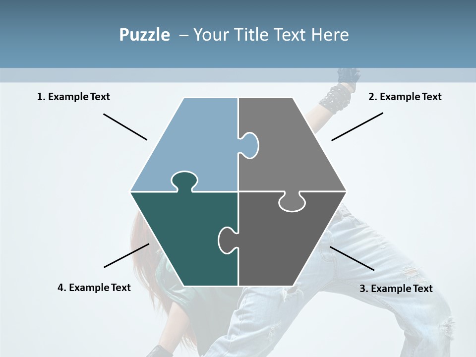 Pose Gymnastic Acrobat PowerPoint Template