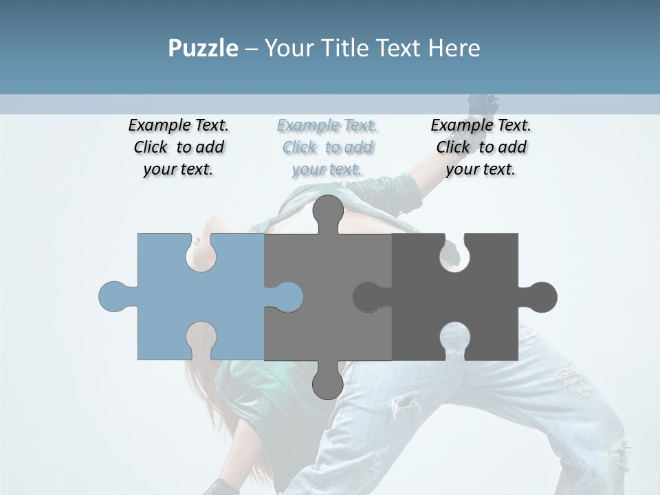 Pose Gymnastic Acrobat PowerPoint Template