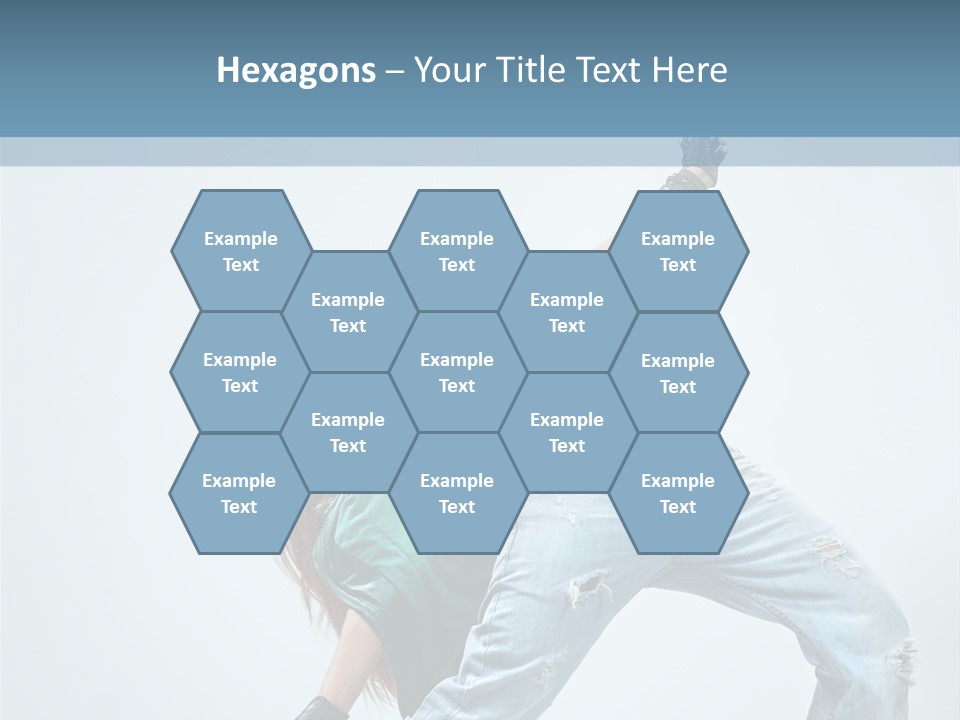 Pose Gymnastic Acrobat PowerPoint Template