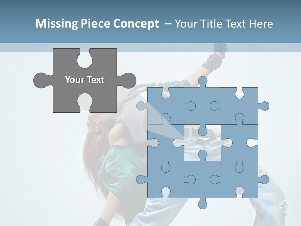 Pose Gymnastic Acrobat PowerPoint Template