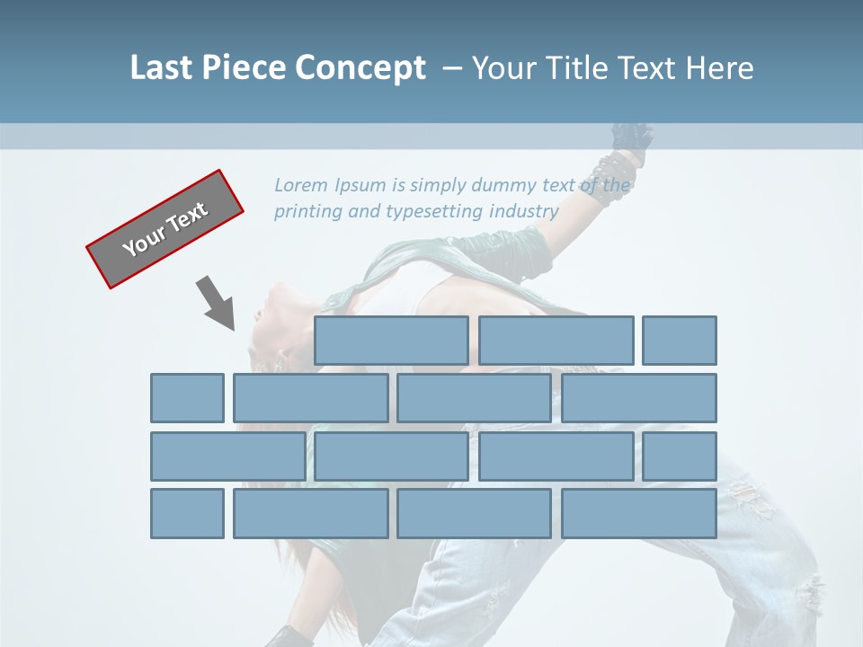 Pose Gymnastic Acrobat PowerPoint Template