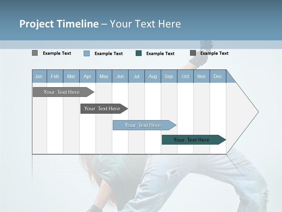 Pose Gymnastic Acrobat PowerPoint Template