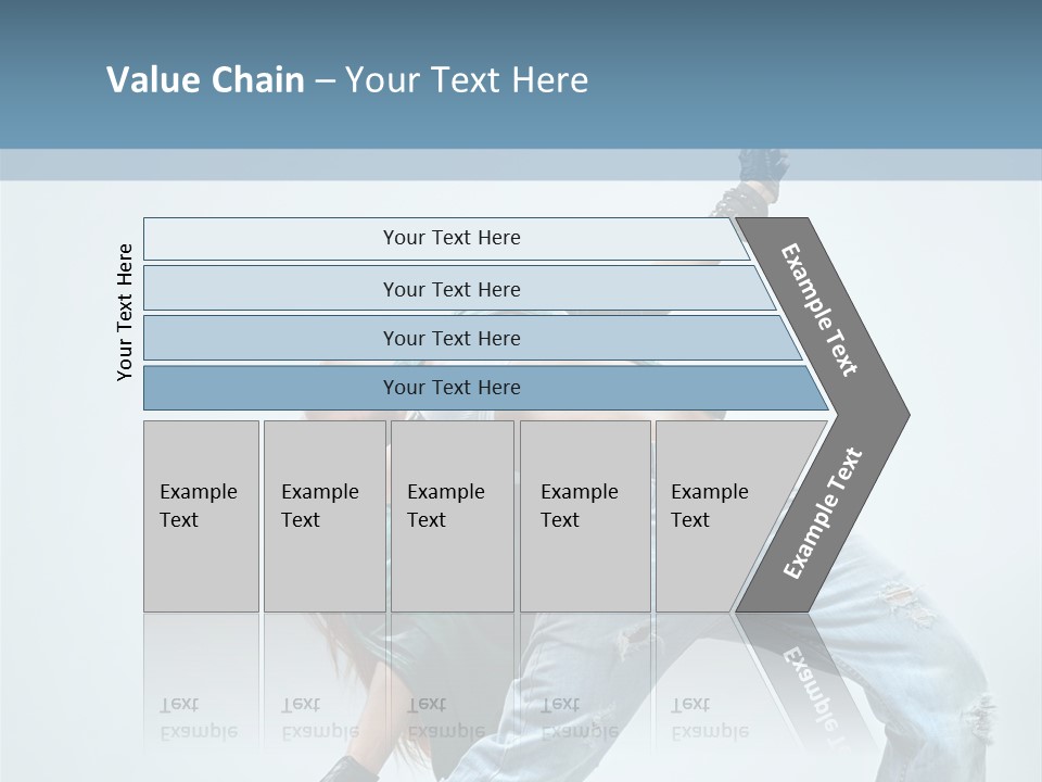 Pose Gymnastic Acrobat PowerPoint Template