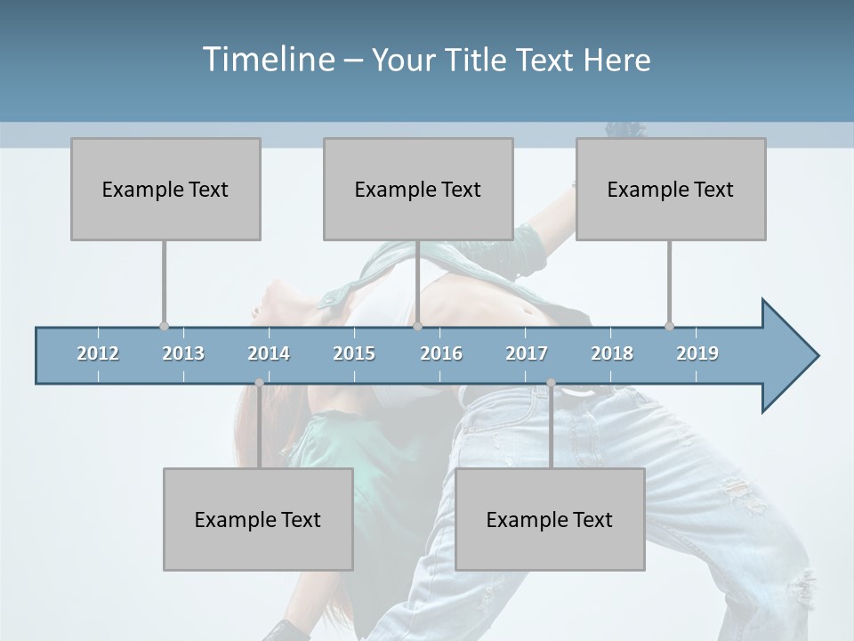 Pose Gymnastic Acrobat PowerPoint Template