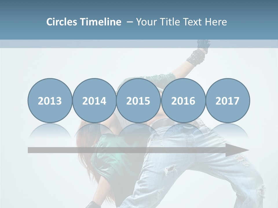 Pose Gymnastic Acrobat PowerPoint Template