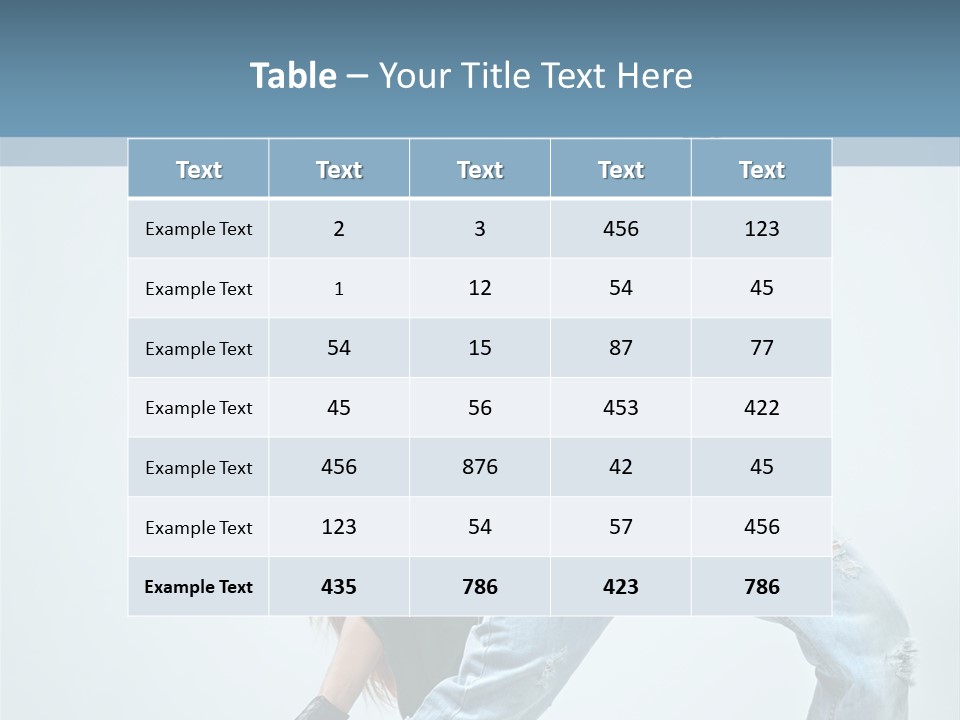 Pose Gymnastic Acrobat PowerPoint Template