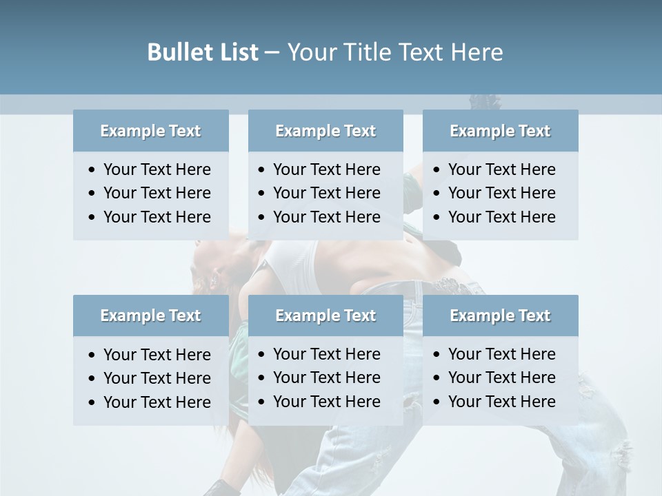 Pose Gymnastic Acrobat PowerPoint Template