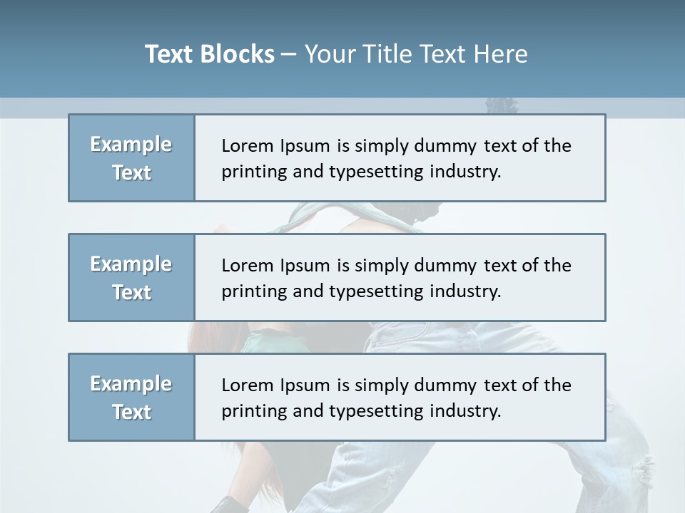Pose Gymnastic Acrobat PowerPoint Template