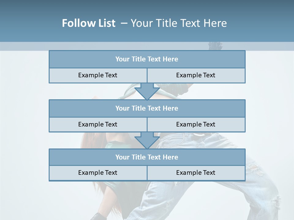 Pose Gymnastic Acrobat PowerPoint Template
