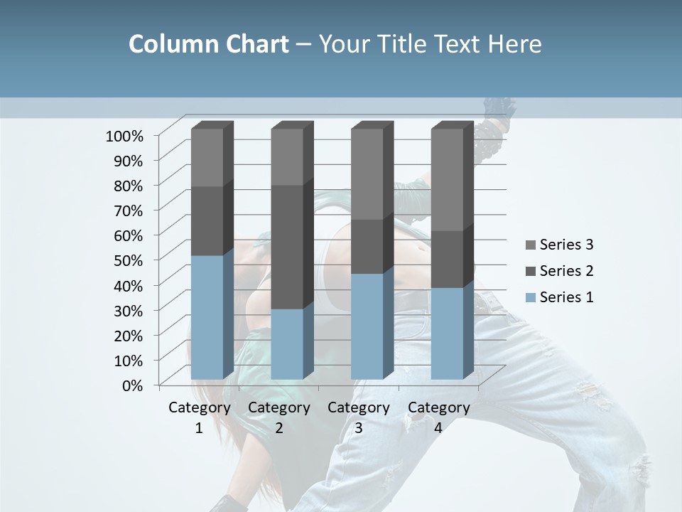 Pose Gymnastic Acrobat PowerPoint Template