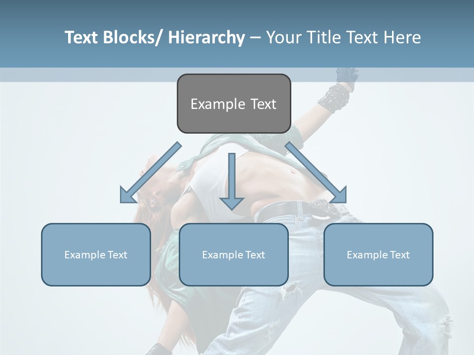 Pose Gymnastic Acrobat PowerPoint Template