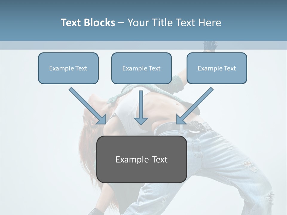Pose Gymnastic Acrobat PowerPoint Template