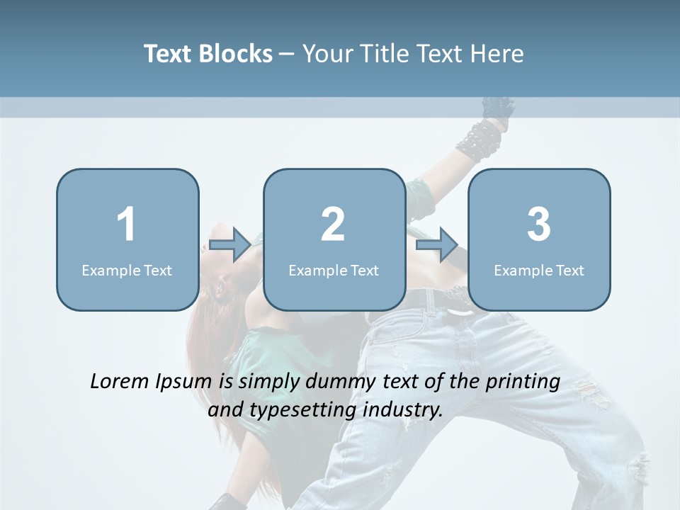 Pose Gymnastic Acrobat PowerPoint Template
