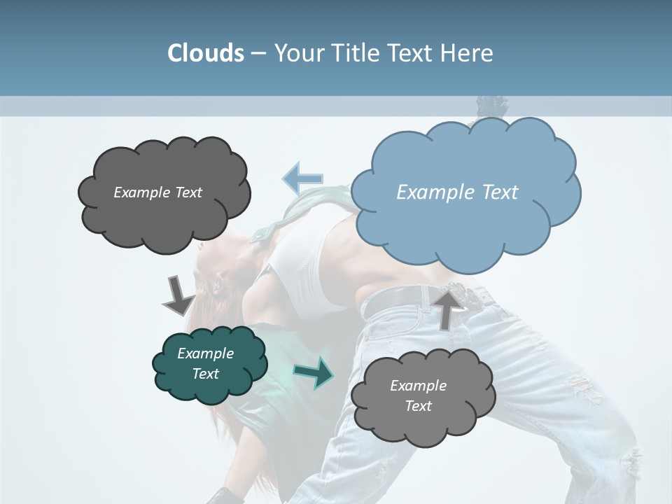 Pose Gymnastic Acrobat PowerPoint Template