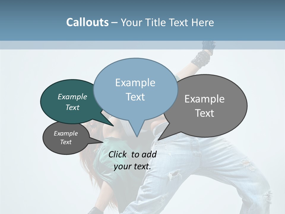 Pose Gymnastic Acrobat PowerPoint Template
