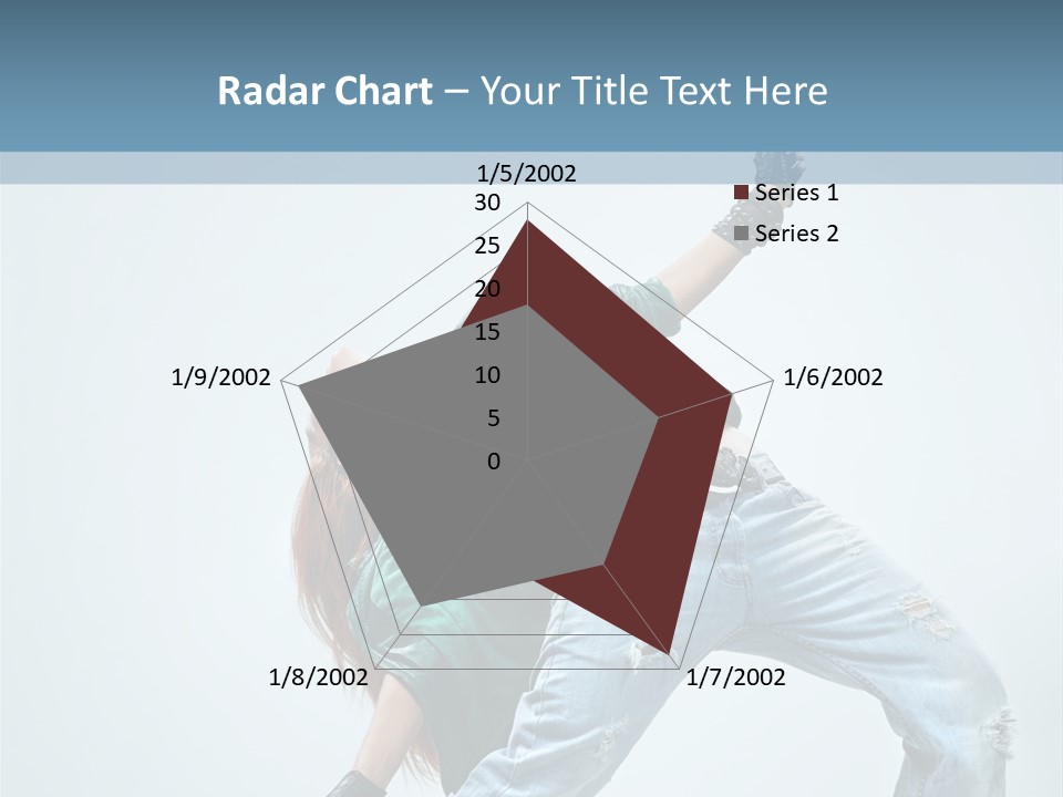 Pose Gymnastic Acrobat PowerPoint Template