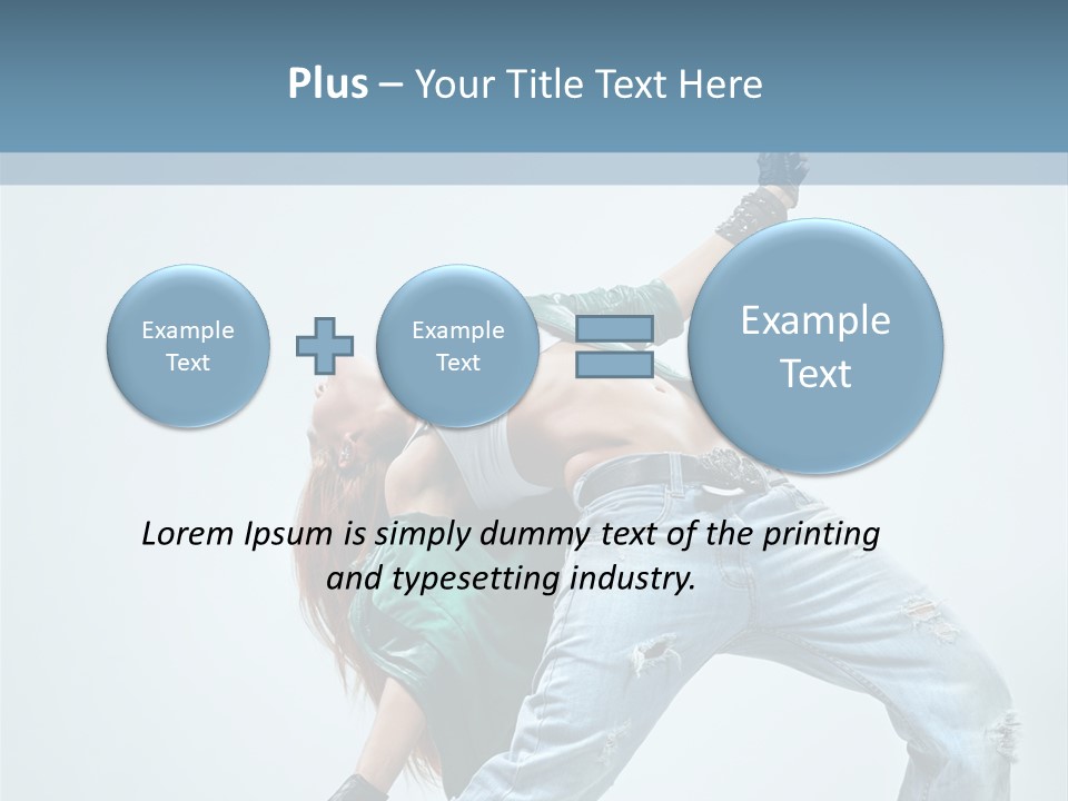 Pose Gymnastic Acrobat PowerPoint Template