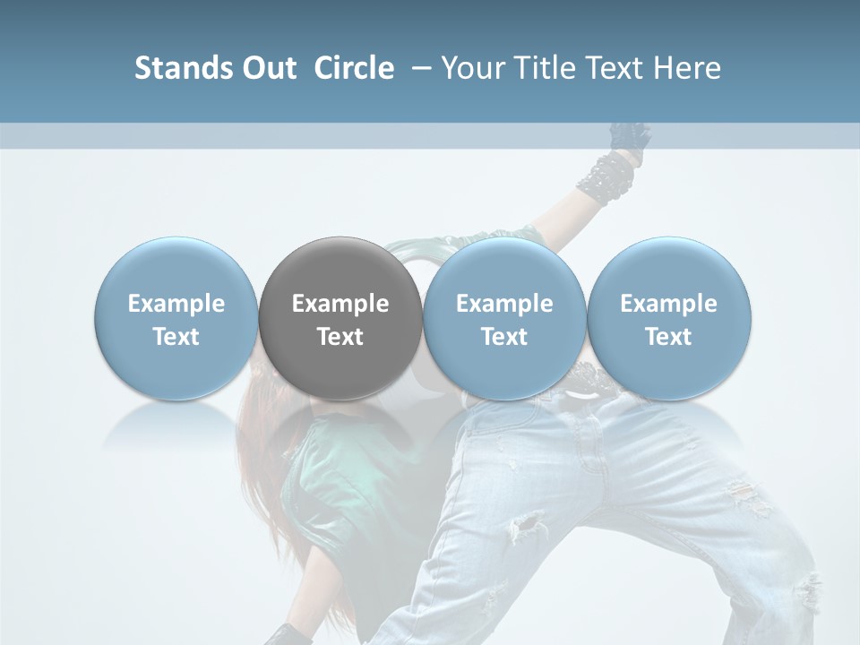 Pose Gymnastic Acrobat PowerPoint Template