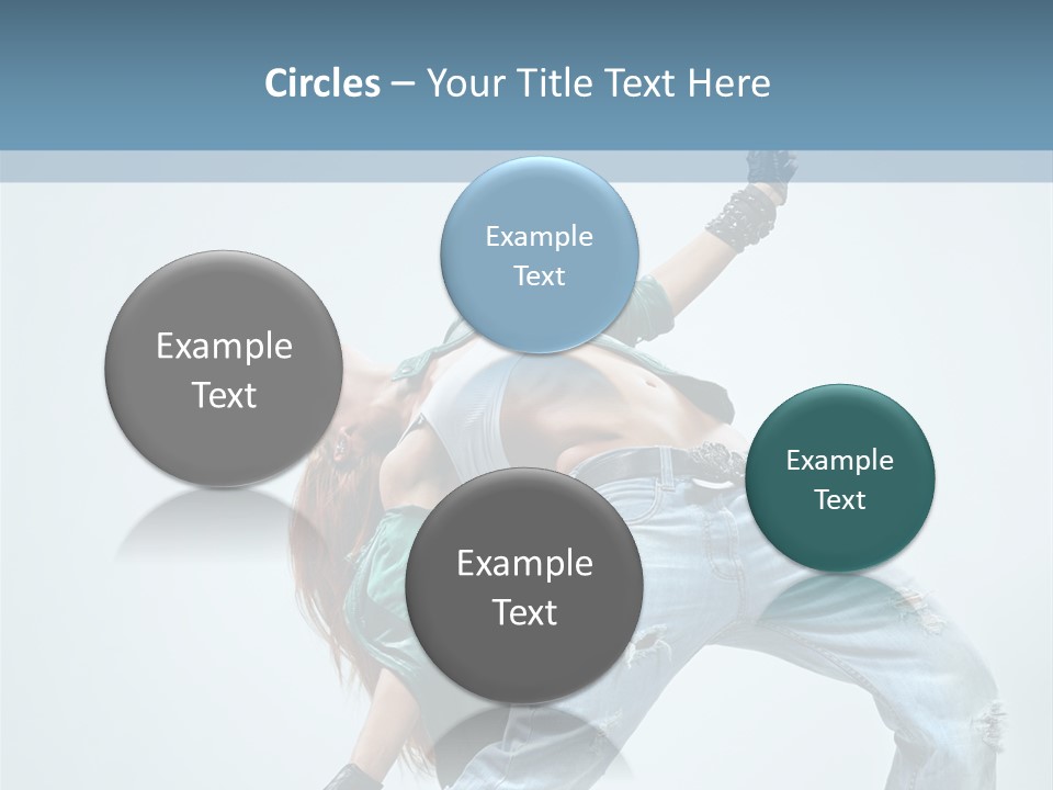 Pose Gymnastic Acrobat PowerPoint Template